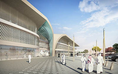 Qatar Metro Station